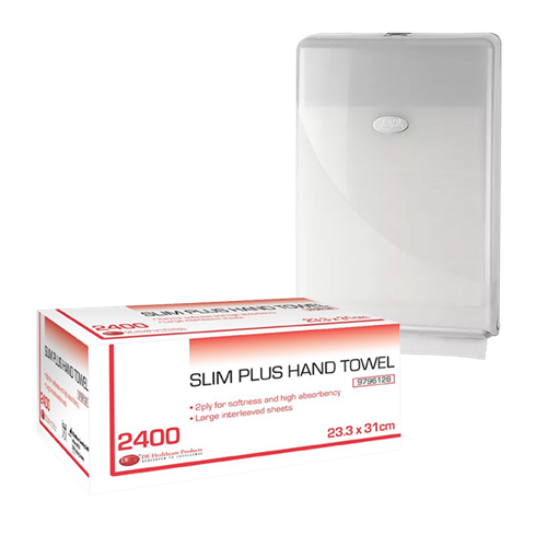 Slim plus towel compatible dispener